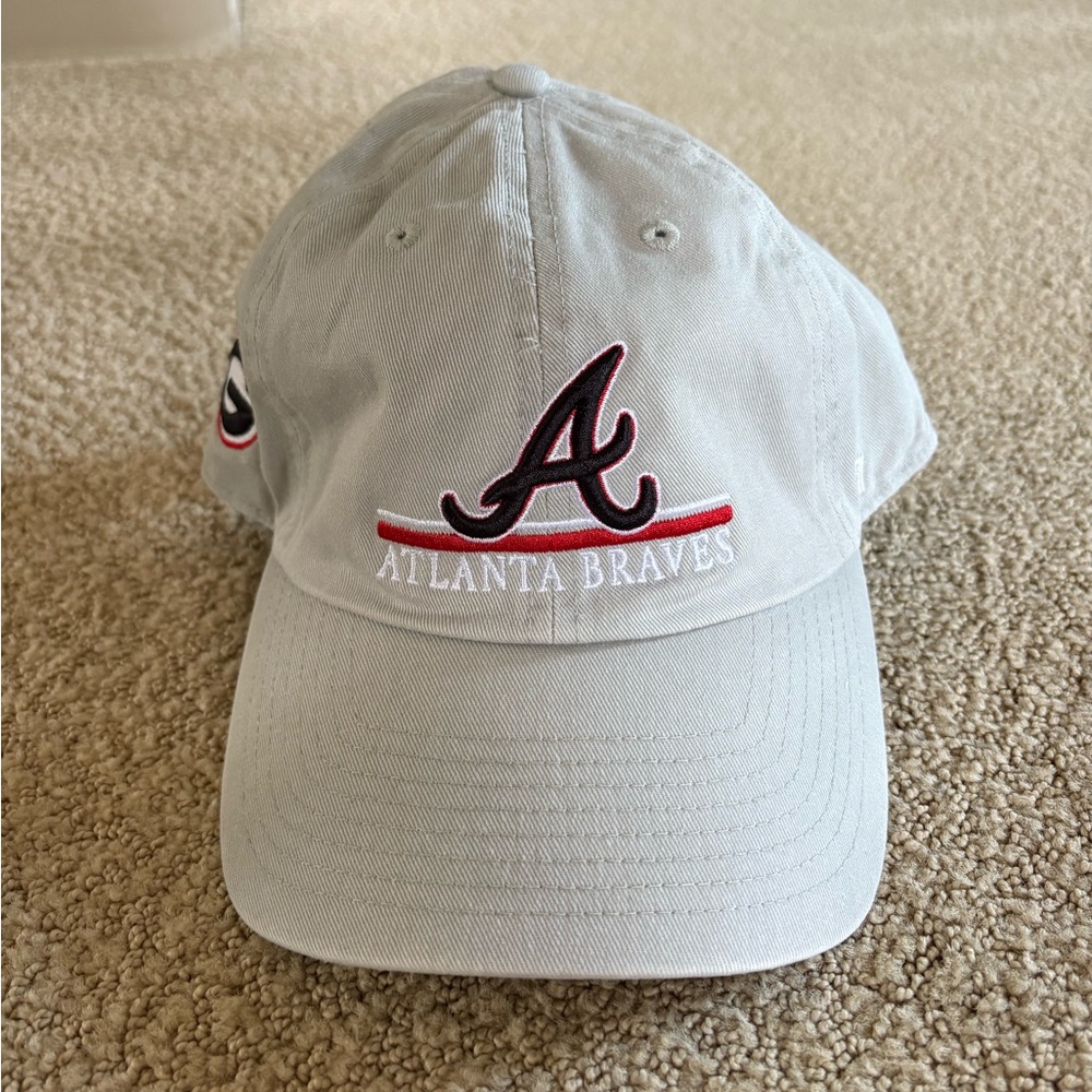 LIMITED EDITION Atlanta Braves X University of Georgia grey baseball hat